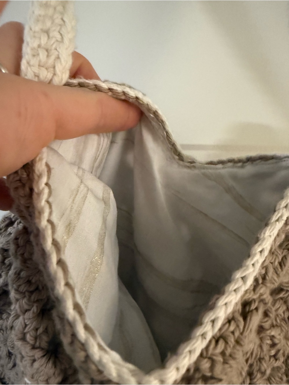 Handmade Crochet Purse - Picture 2 of 2